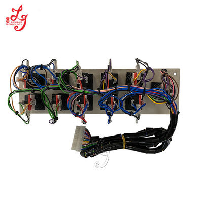 Life of Luxury WMS 550 Buttons Panel Full Kit Wiring Harness Cable Cheery Master Kits For Sale