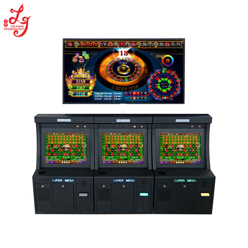 3 Players 19 inch Monitors Linking Version Trinidad And Tobago Wall Mounted Roulette Gaming Machines