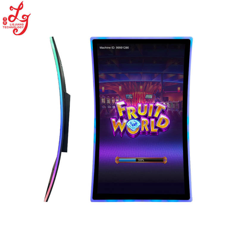 C type 43 inch Curved Touch Screen Video Slot Gaming TouchMonitors For Original Bally Games Machines For Sale