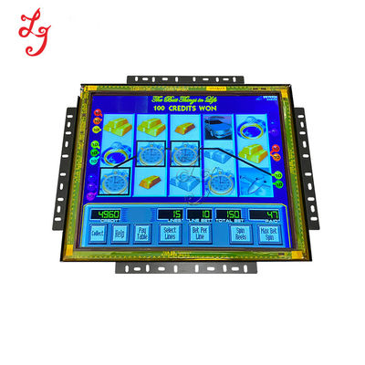 19 Inch 3M Touch Screen Memonitor Kehidupan Mesin Game LOL Mewah